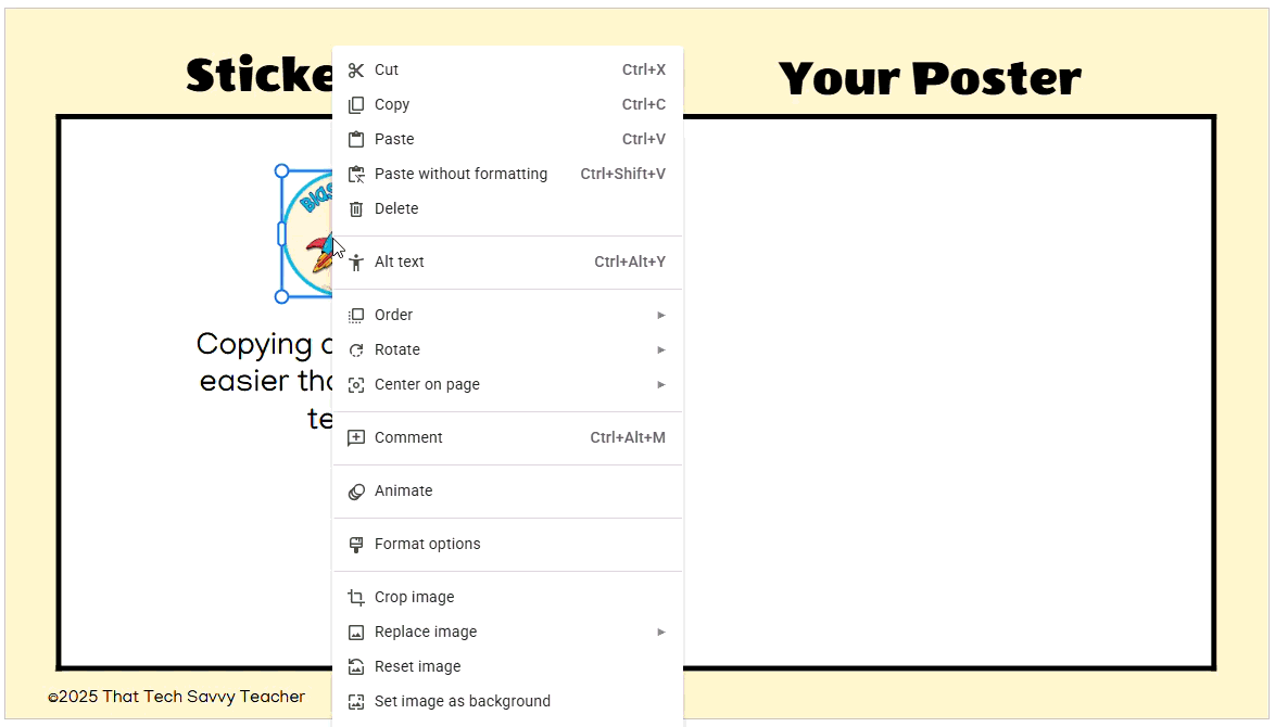 gif of copying and pasting