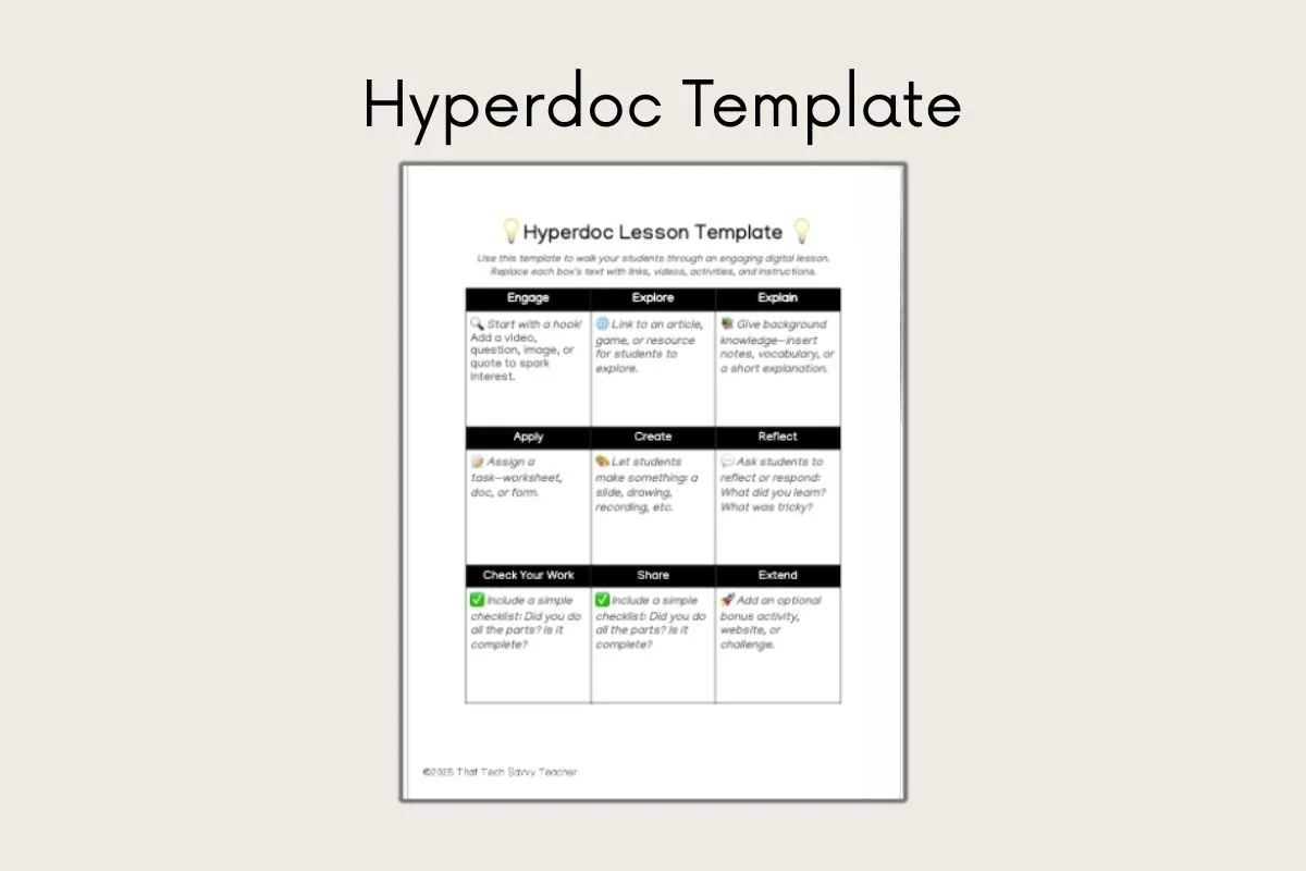 sample of hyperdoc template