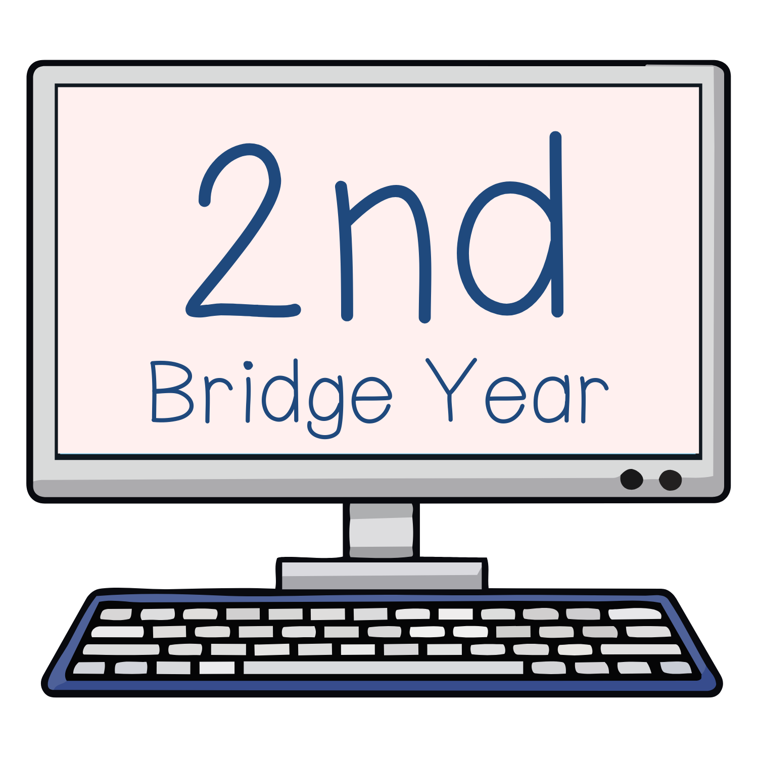 Computer with 2nd - Bridge Year labeled