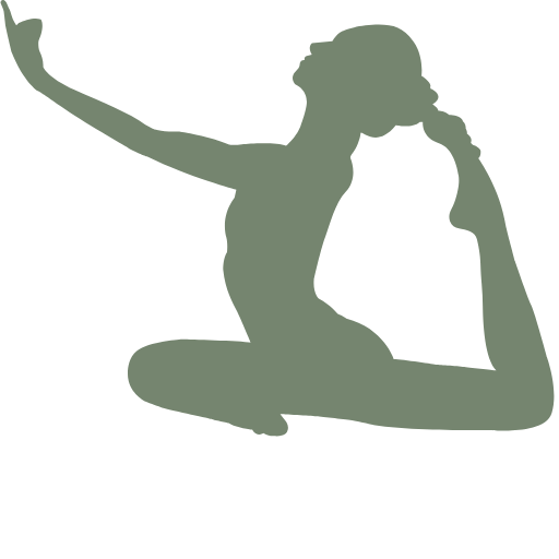 outline of a yoga in king pigeon studio one yoga