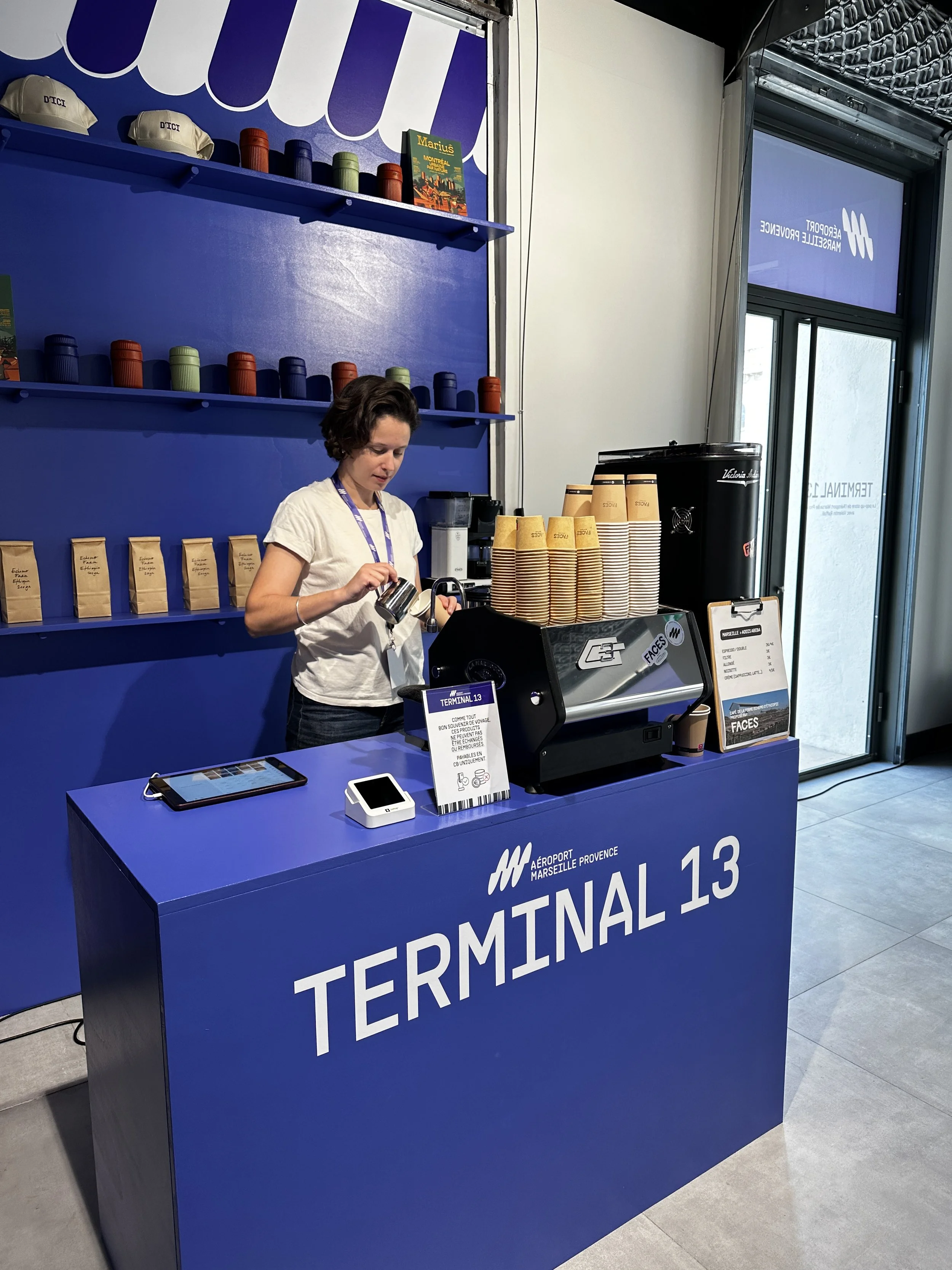 POP-UP, AEROPORT, SPECIALITY COFFEE, DOUBLE SPOON, MARSEILLE, PARIS, EVENT