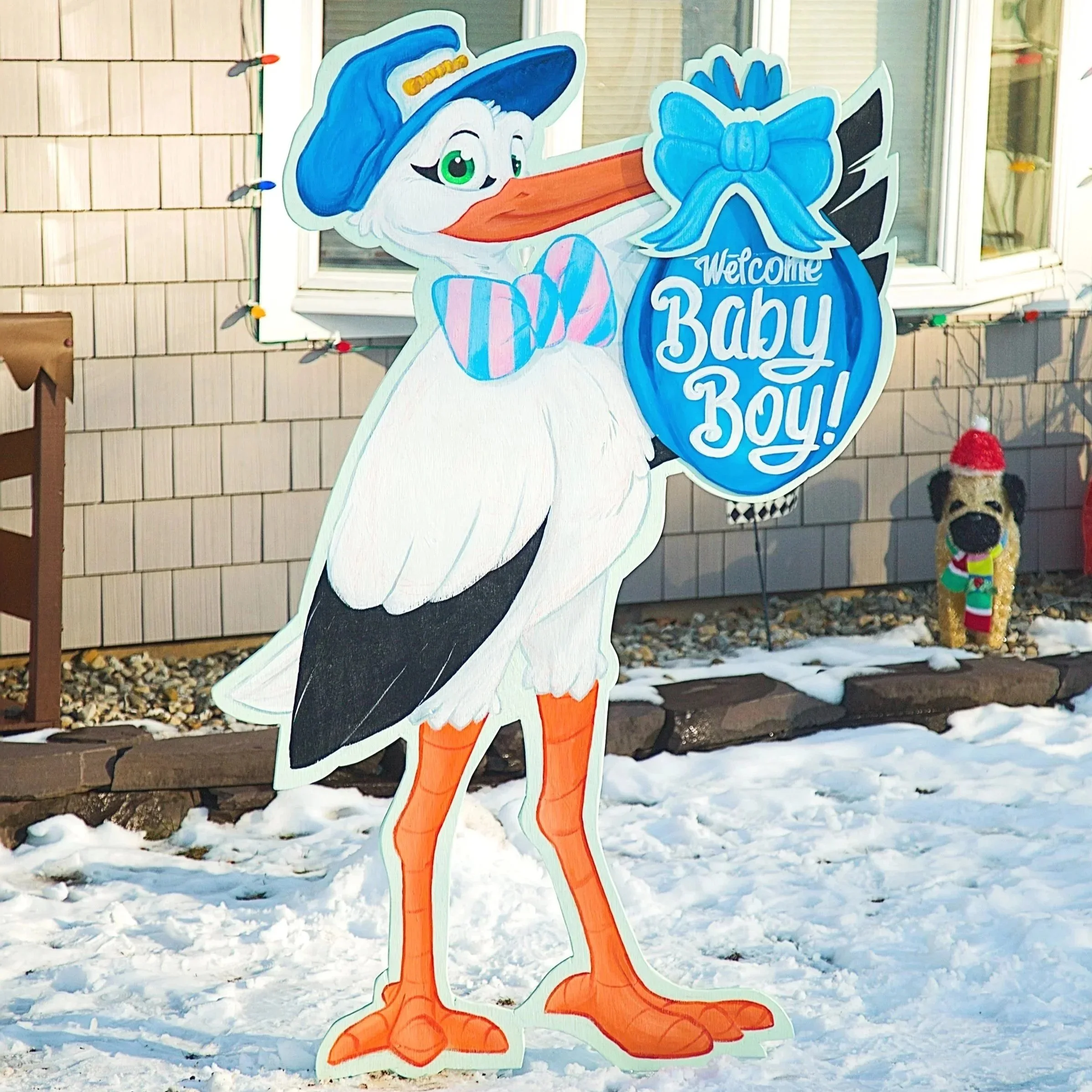 Stork Lawn Sign
