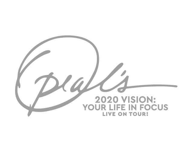 Priscilla's 2020 vision: Your life in focus live on tour logo