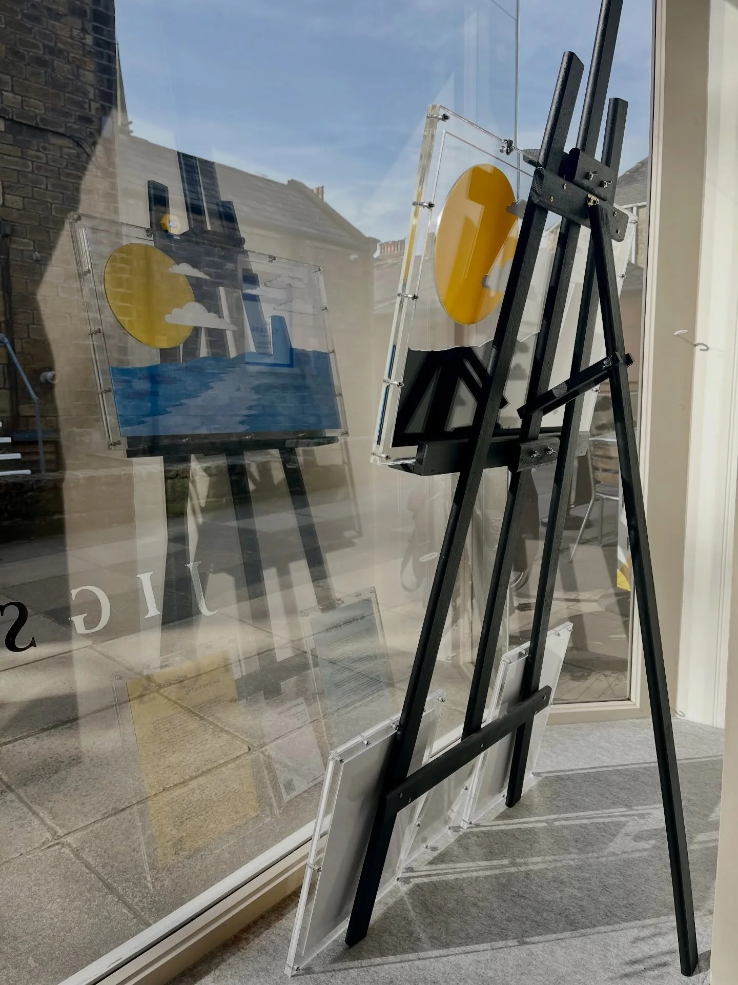 More moments from my first exhibition &ldquo;Sun Over the Trig&rdquo; at Jigsaw, Ilkley.

Really enjoyed meeting people and speaking about the work and the process. 

Thanks again to everyone who&rsquo;s already been in to take a look it&rsquo;s been