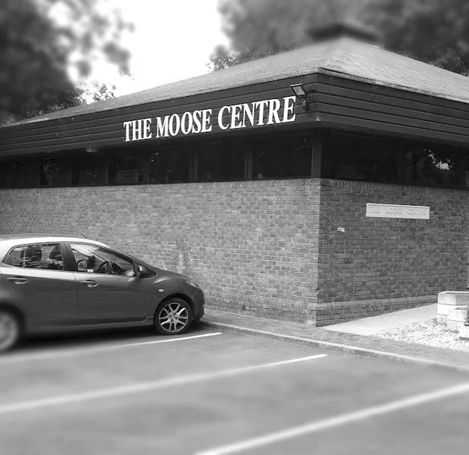 The Moose Centre is situated in the Centre of Basingstoke, next to Glebe Gardens opposite the Basingstoke Anvil.