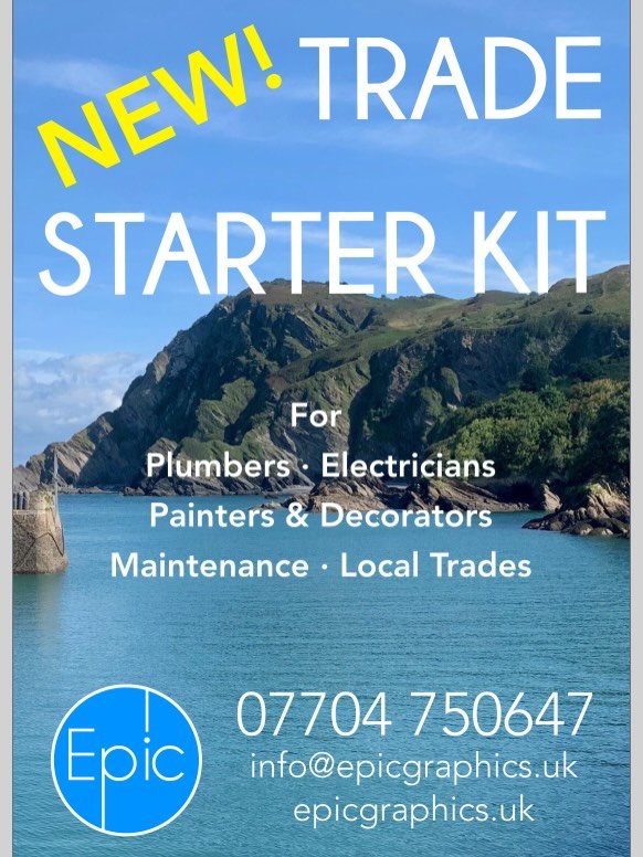 Starting a new trade business in North Devon?

Our Trade Starter Sign Kit gives you everything you need to look professional from day one.

✔ 2 x A2 van door signs (magnetic or cut vinyl)
✔ 4 x A3 safety signs
✔ 1 x 100x100mm QR review sticker
✔ PDF 