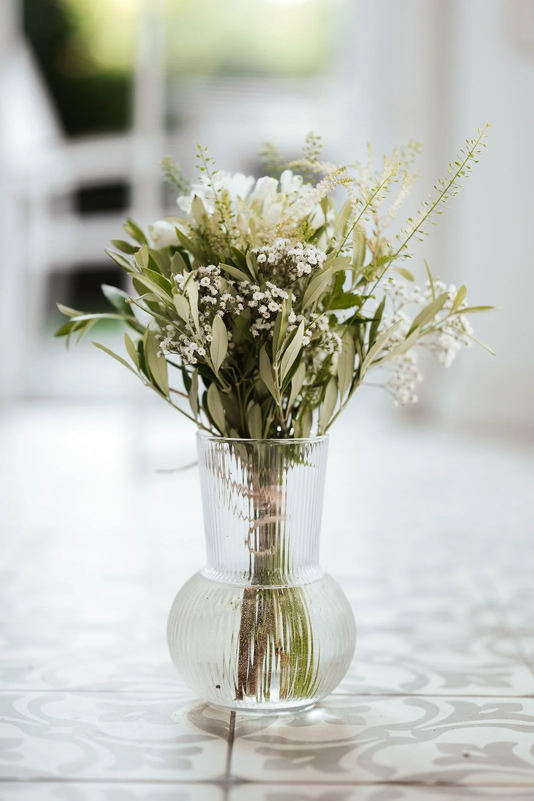 Blumenstrauß in der Vase.