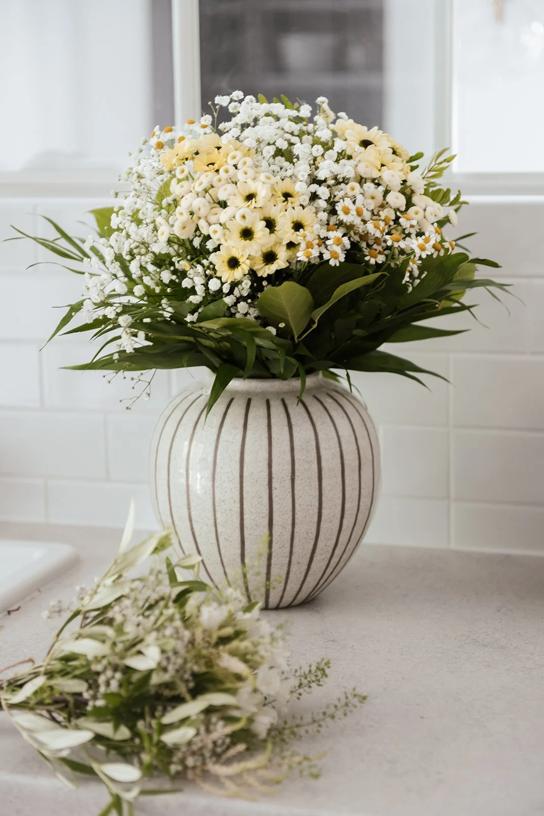 Brautstrauß in der Vase