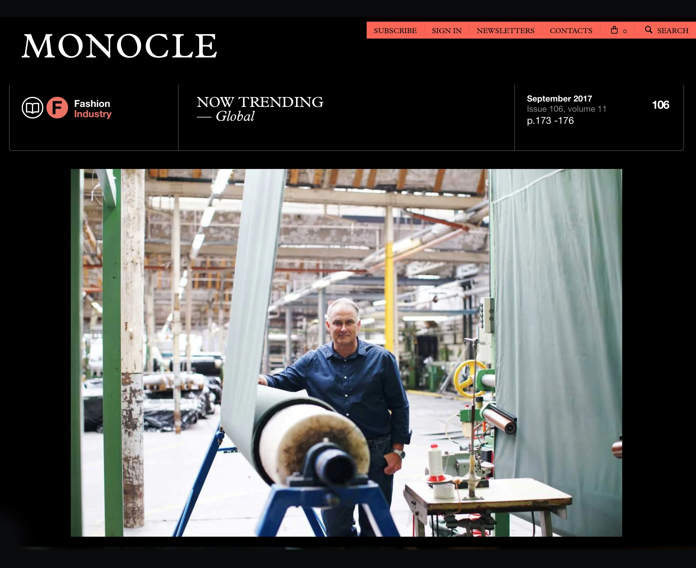Monocle x Barbour