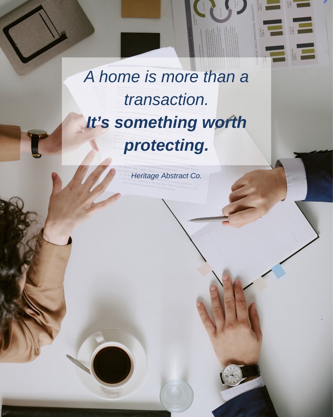 Buying a home is one of the biggest financial decisions most people will ever make.
And while technology is evolving, protecting that investment still requires human care and expertise.

At Heritage Abstract, protection is personal.

(Source: Housing