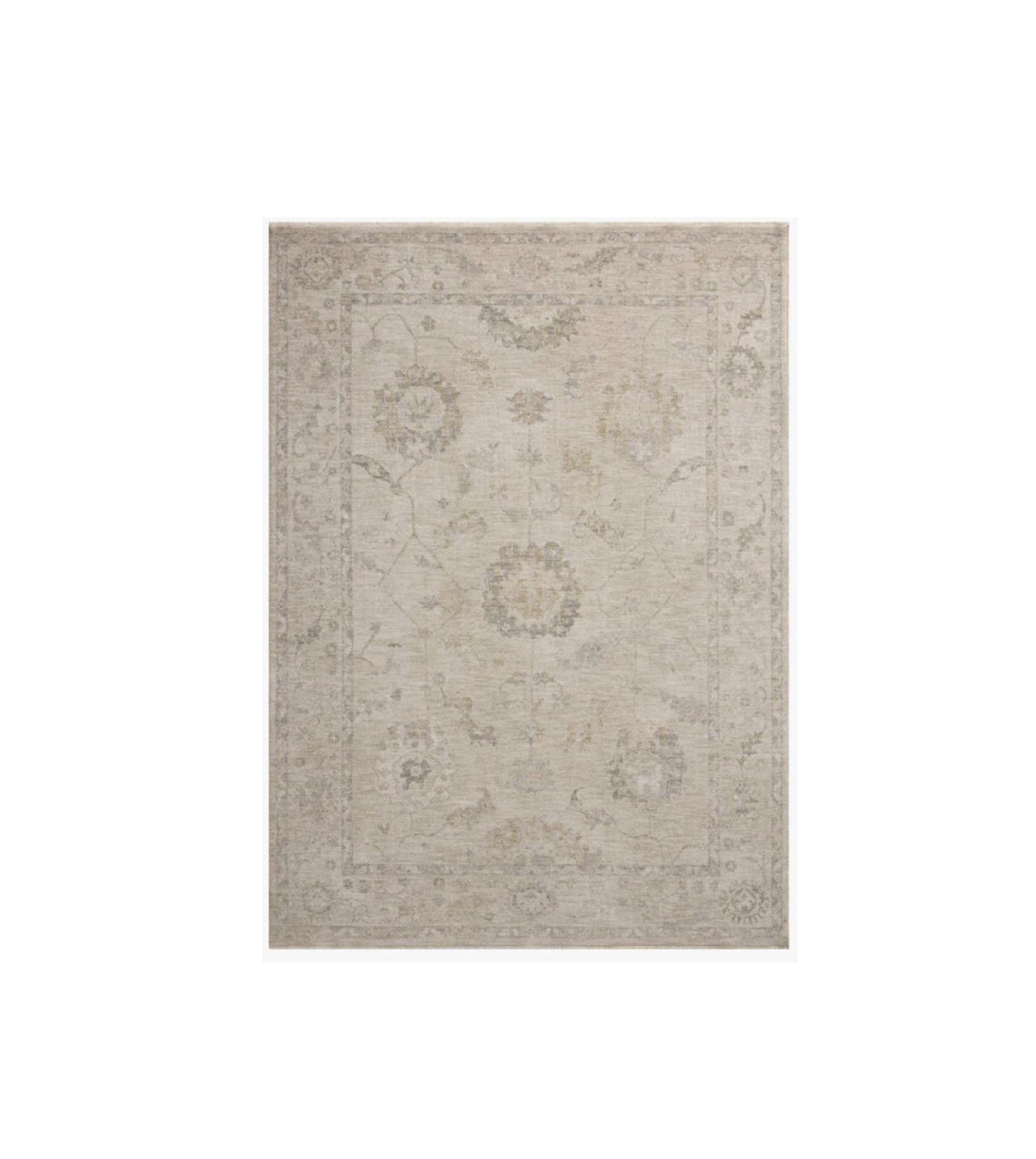 Louisa Area Rug, Oatmeal / Slate - 9'6" x 13'1"