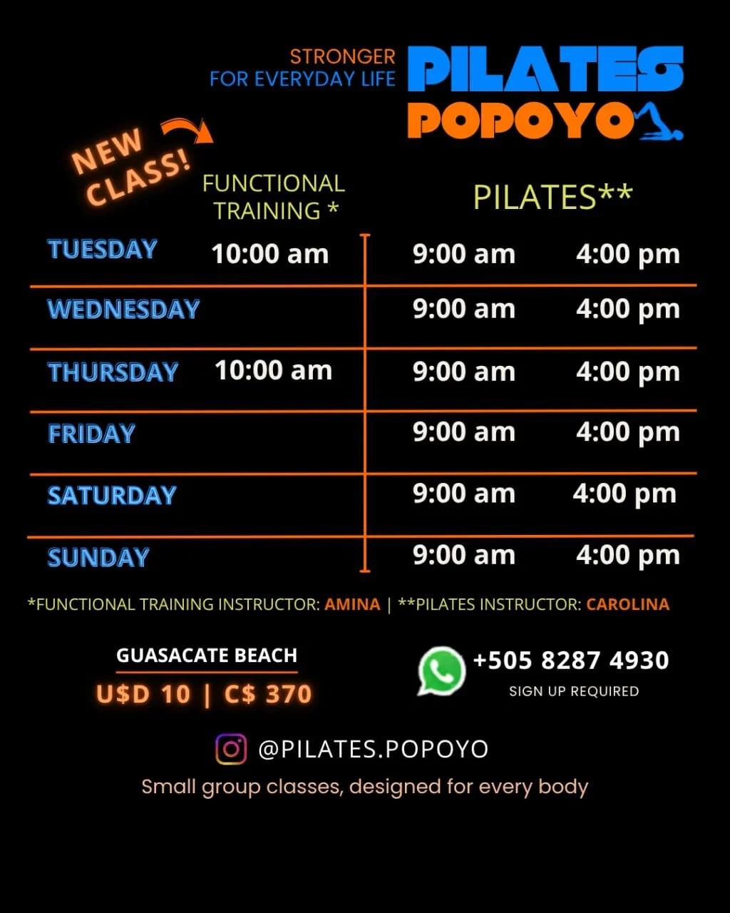 Pilates Popoyo