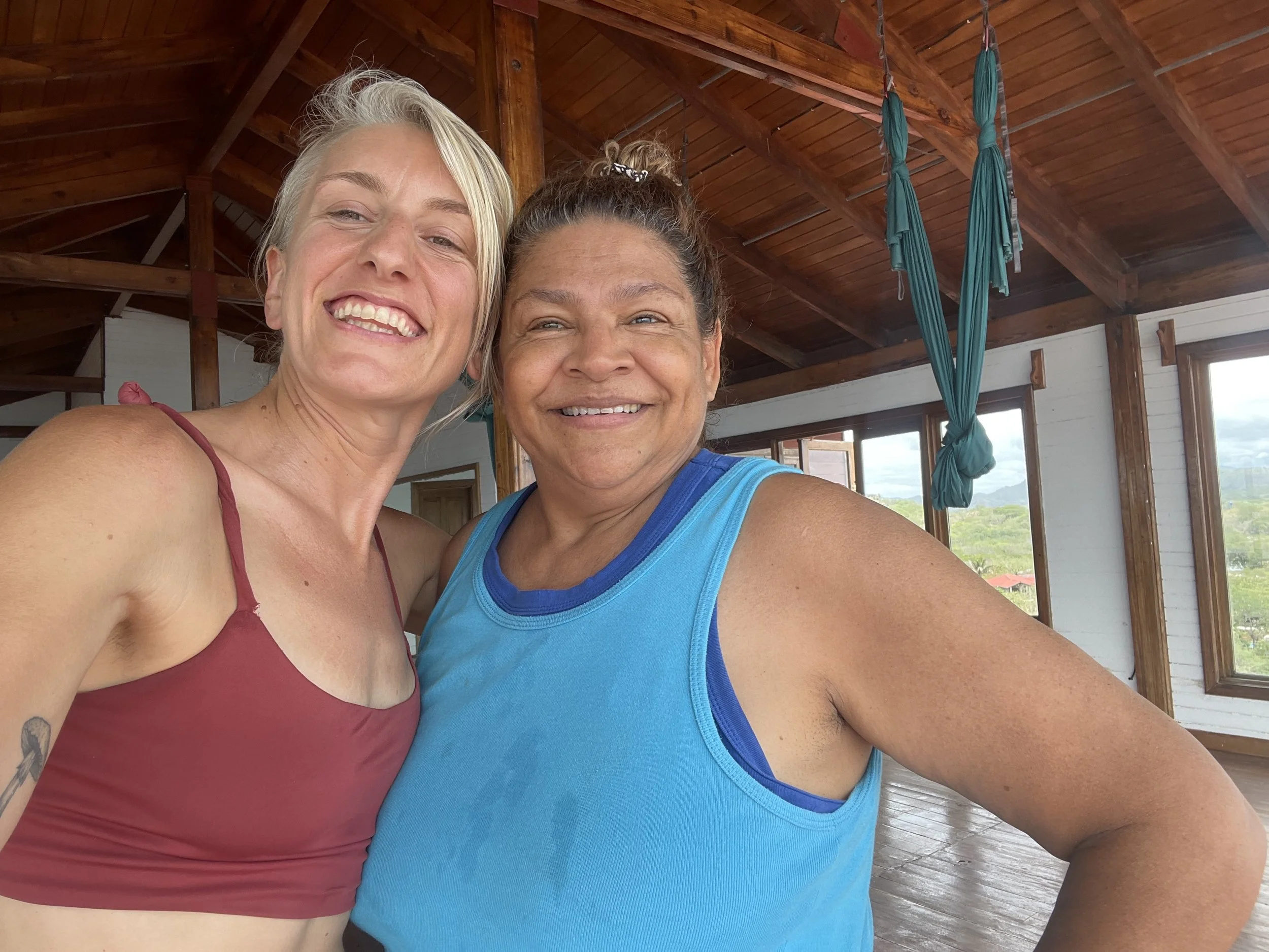 Teaching Yoga in Spanish in Popoyo, Nicaragua