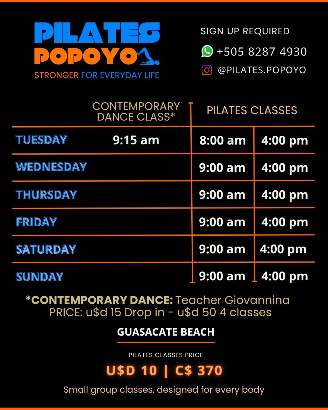 Pilates Popoyo - Guasacate