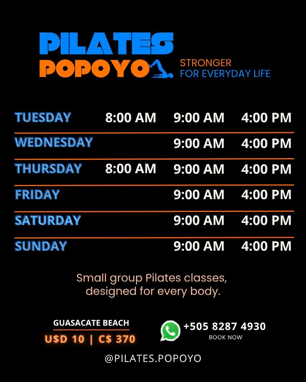Pilates Popoyo