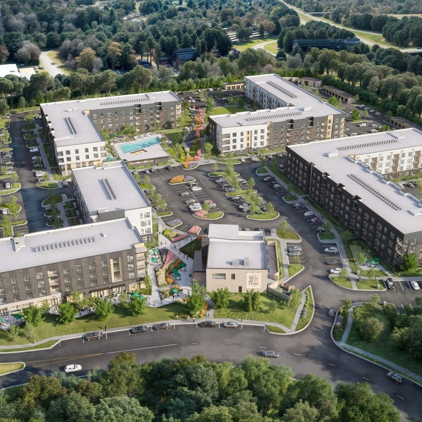 Live. Eat. Shop. All right here.
Coming this summer, we&rsquo;re bringing the best of Fayetteville to your front door. Ditch the commute and find your new home.

What we're bringing:
✨ 300+ Modern Units
✨ Resort-Style Pool &amp; Courtyard
✨ Game Room