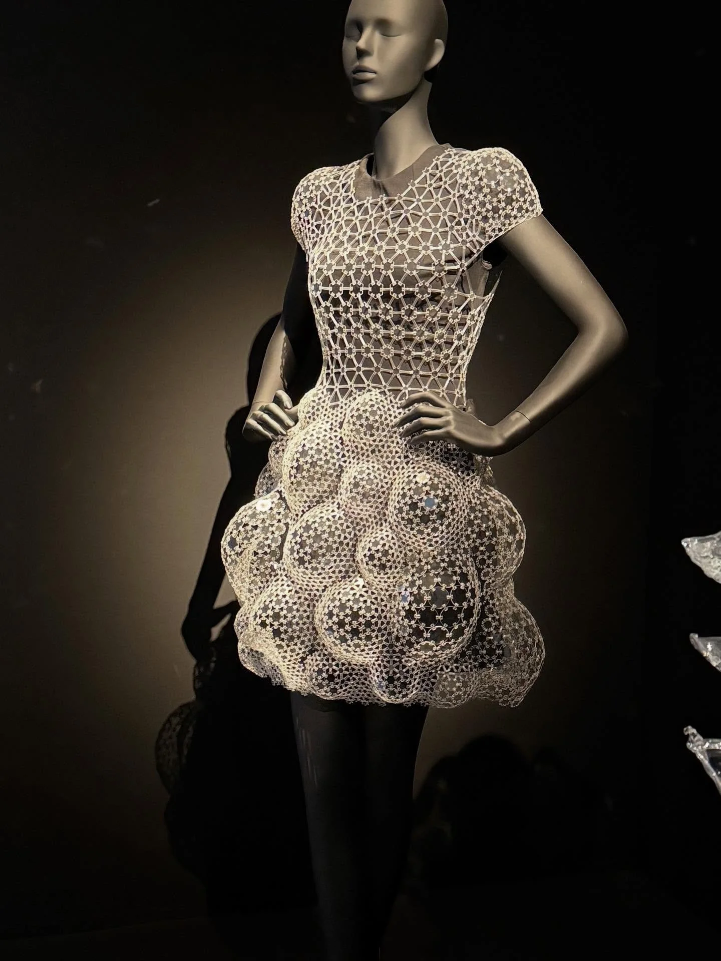 Waanzinnig, zeer inspirerende tentoonstelling van @irisvanherpen. Hoe creativiteit, natuur en wetenschap samenkomen. Wat een monnikenwerk! 👌✨ #kunsthal #irisvanherpen #inspiratie