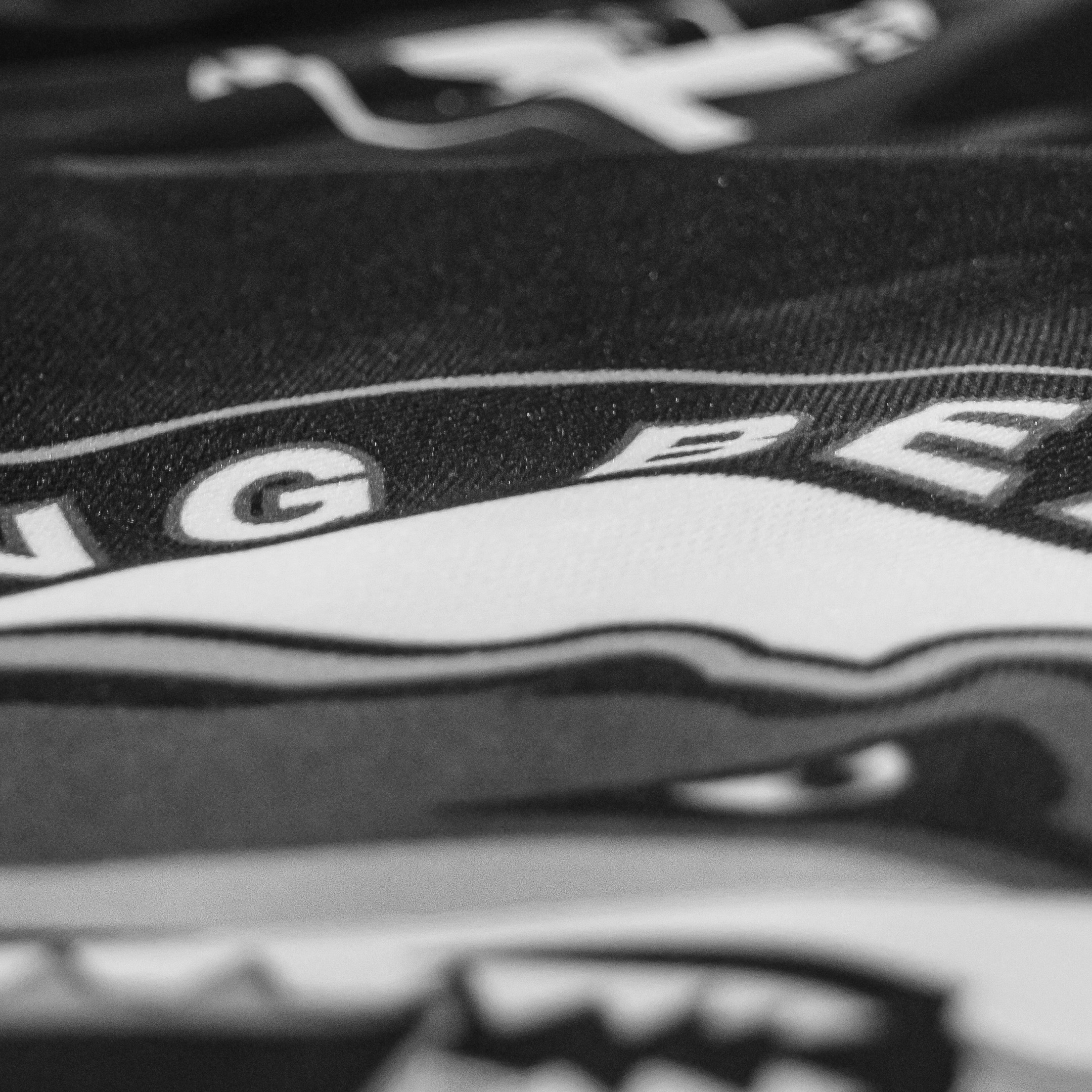 Long Beach Sharks black and white jersey three