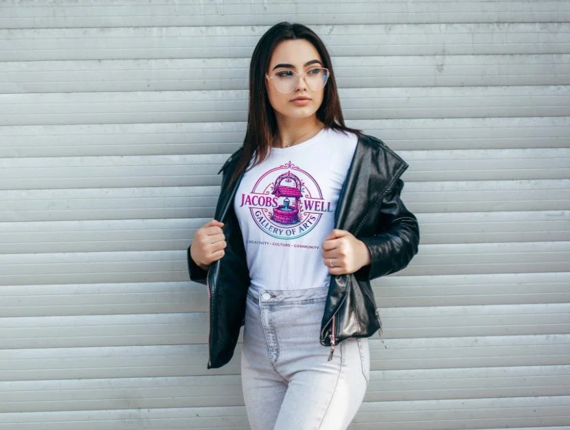 Jacob's Well Ladies White Tee