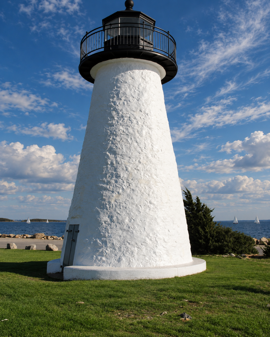 Ned’s Point Lighthouse in Mattapoisett MA, a local coastal landmark near Mattapoisett 55+ living and downsizing options