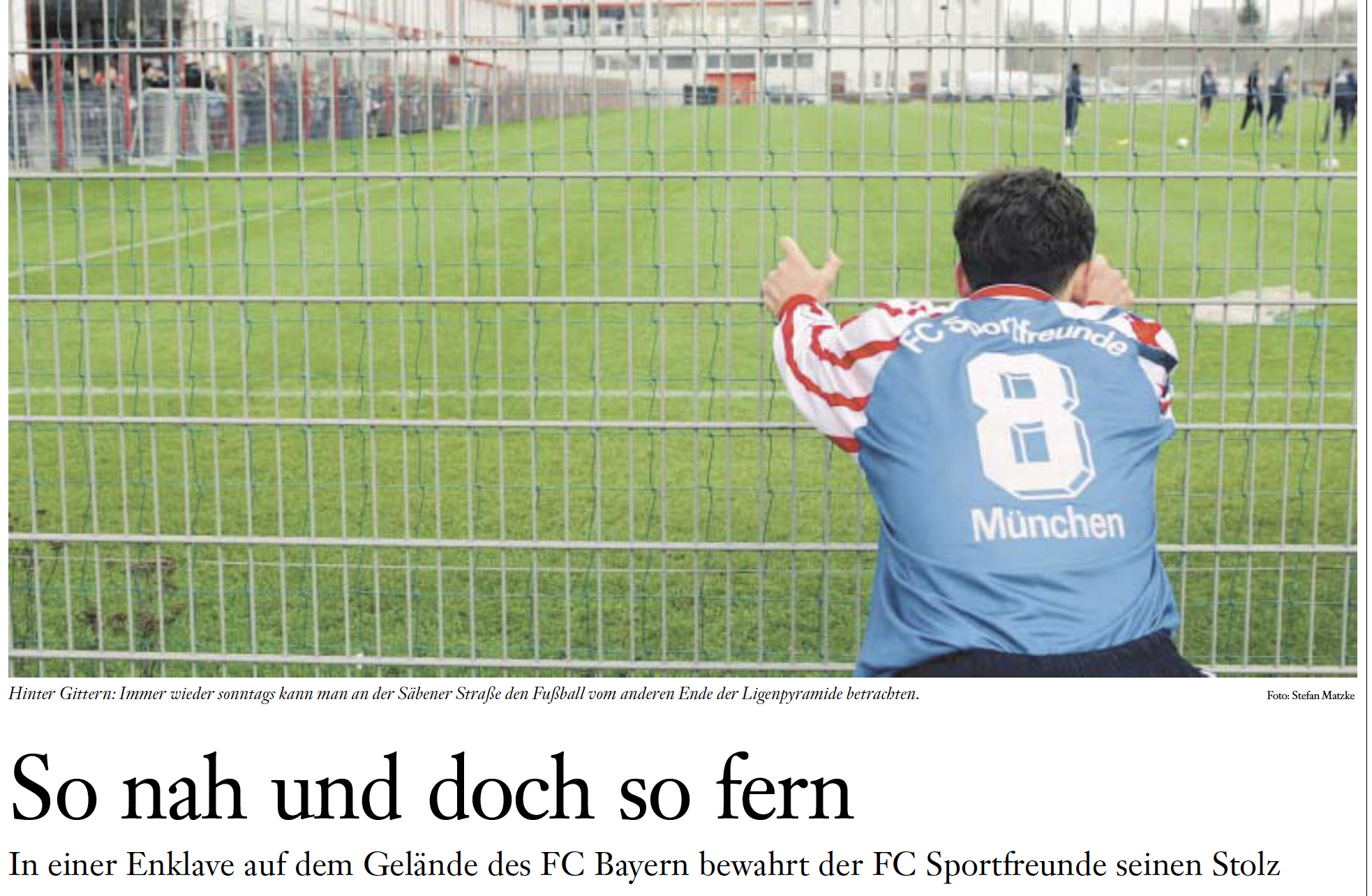 Layout- Ausschnitt 'So nah und doch so fern'
