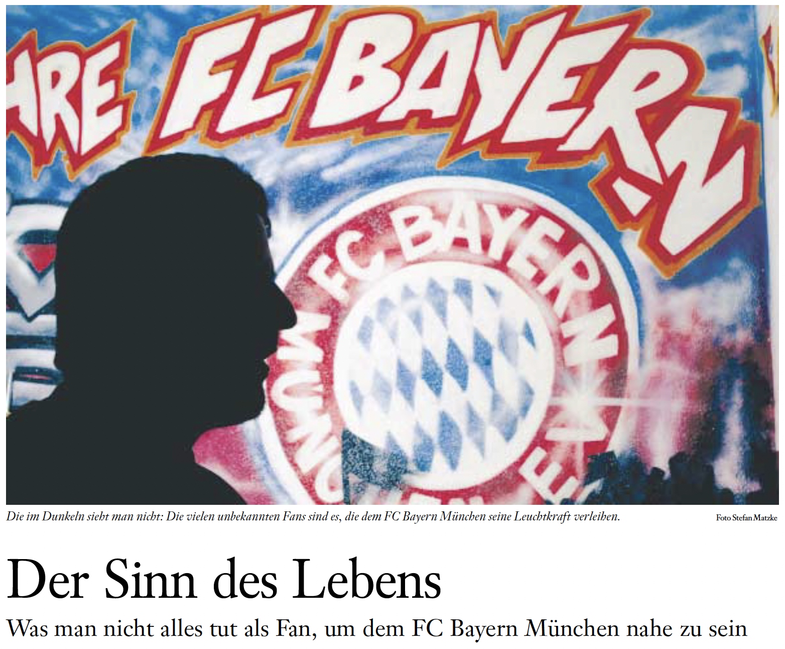 Layout- Ausschnitt 'Der Sinn des Lebens'