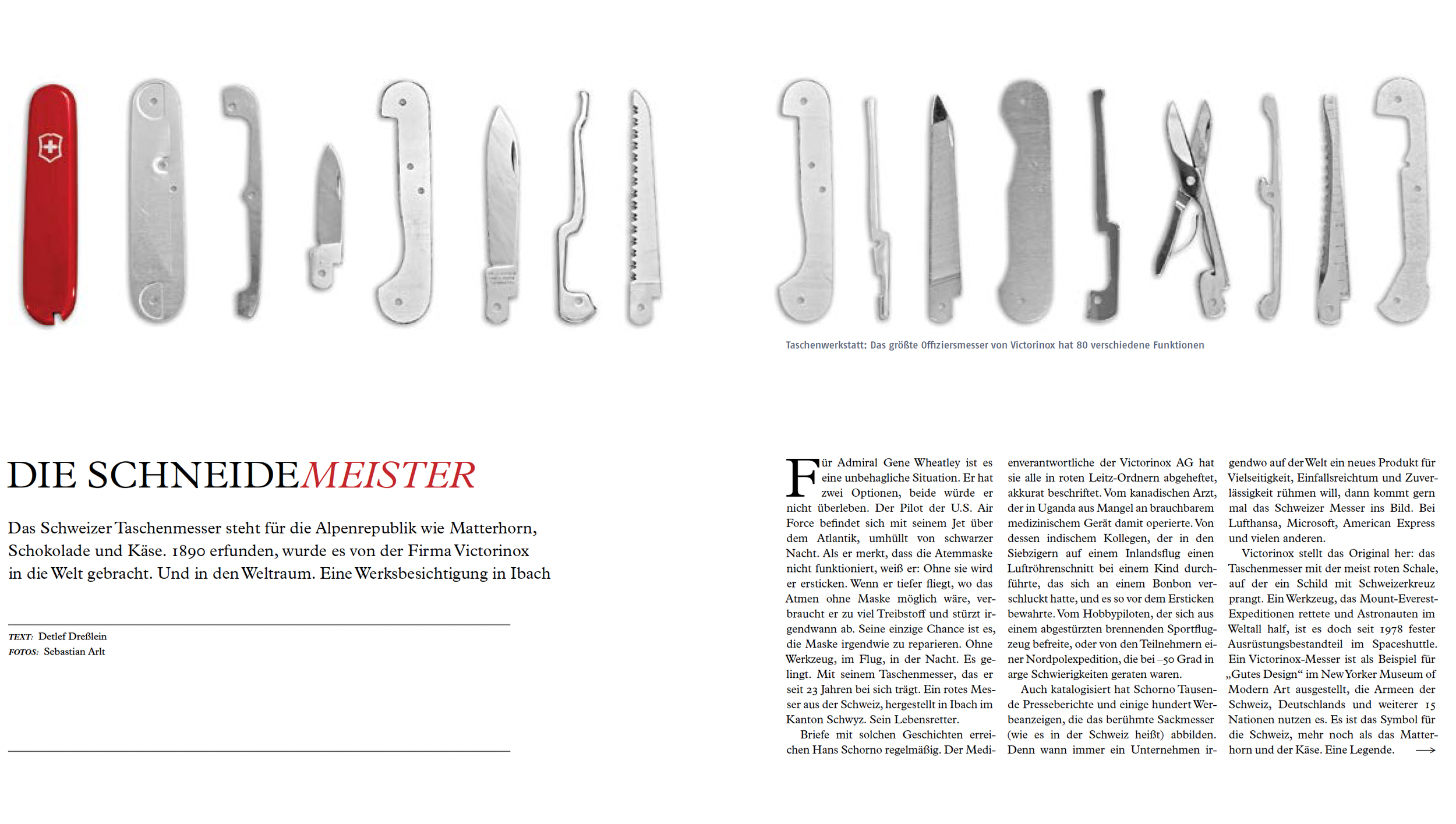 Layout-Ausschnitt 'Die Schneidemeister'
