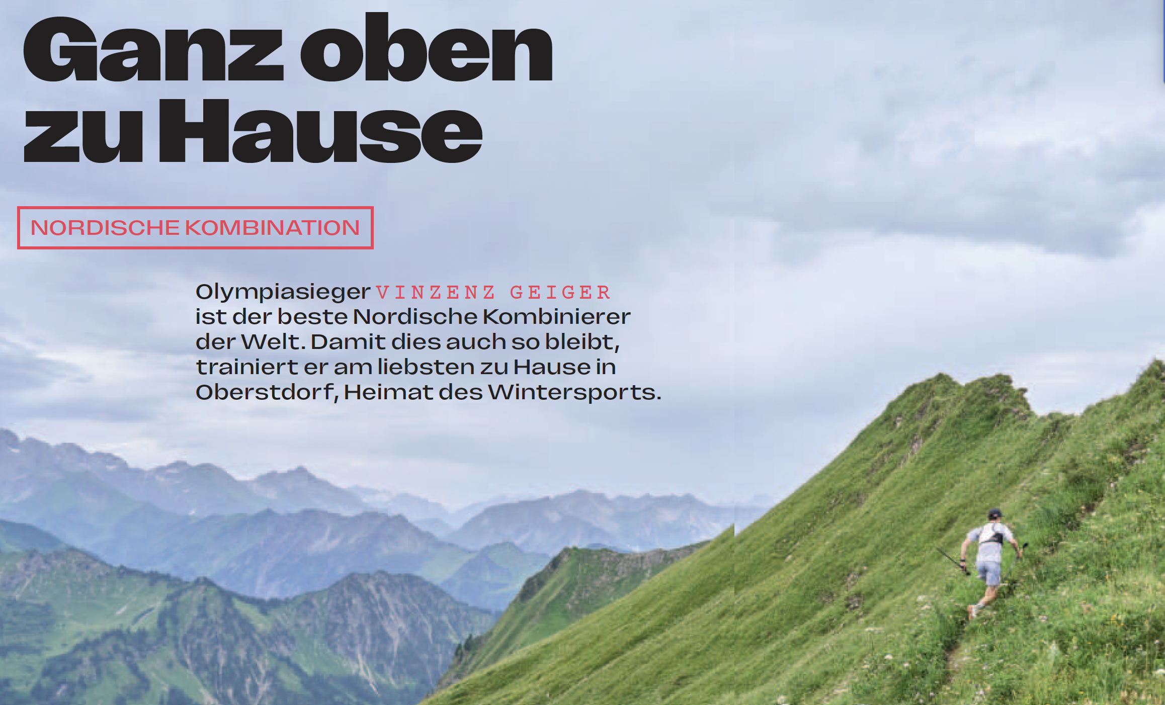 Layout-Ausschnitt 'Ganz oben zu Hause'