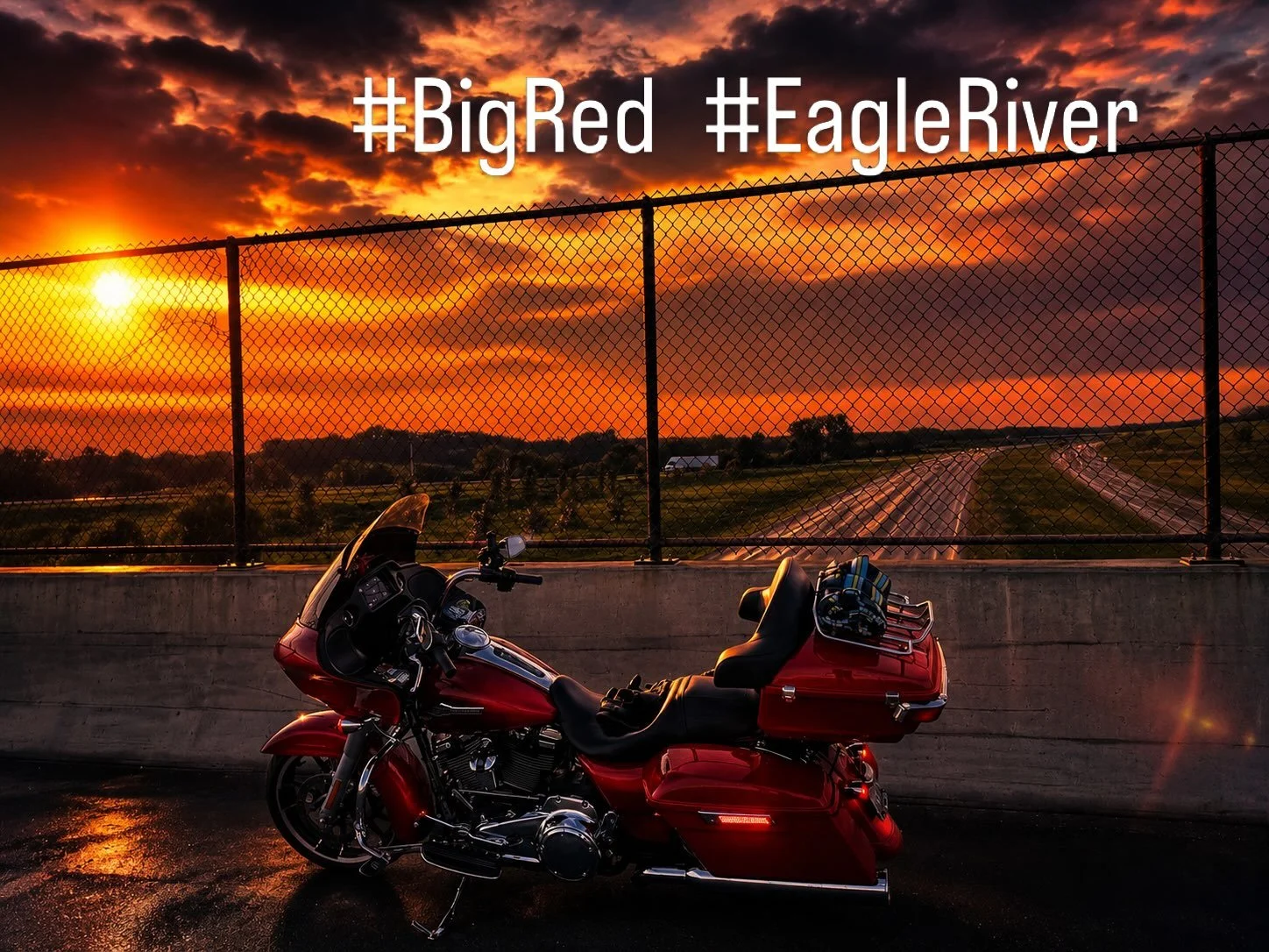 #BigRed #UpNorth #FirstStop