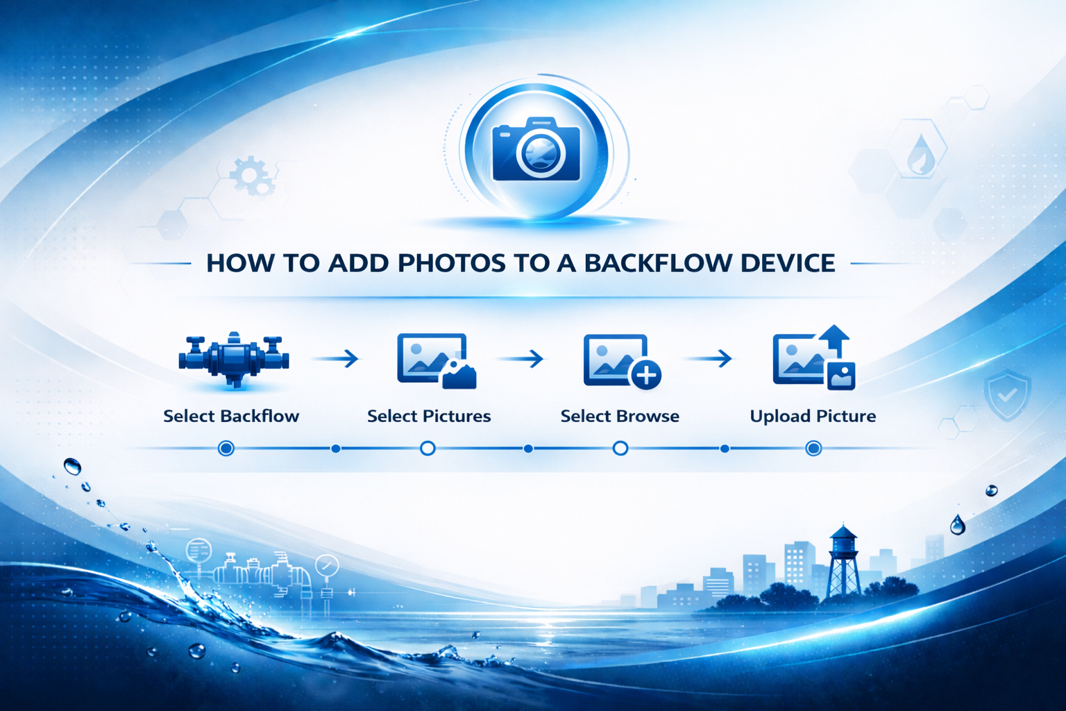 Add Photos to a Backflow Device