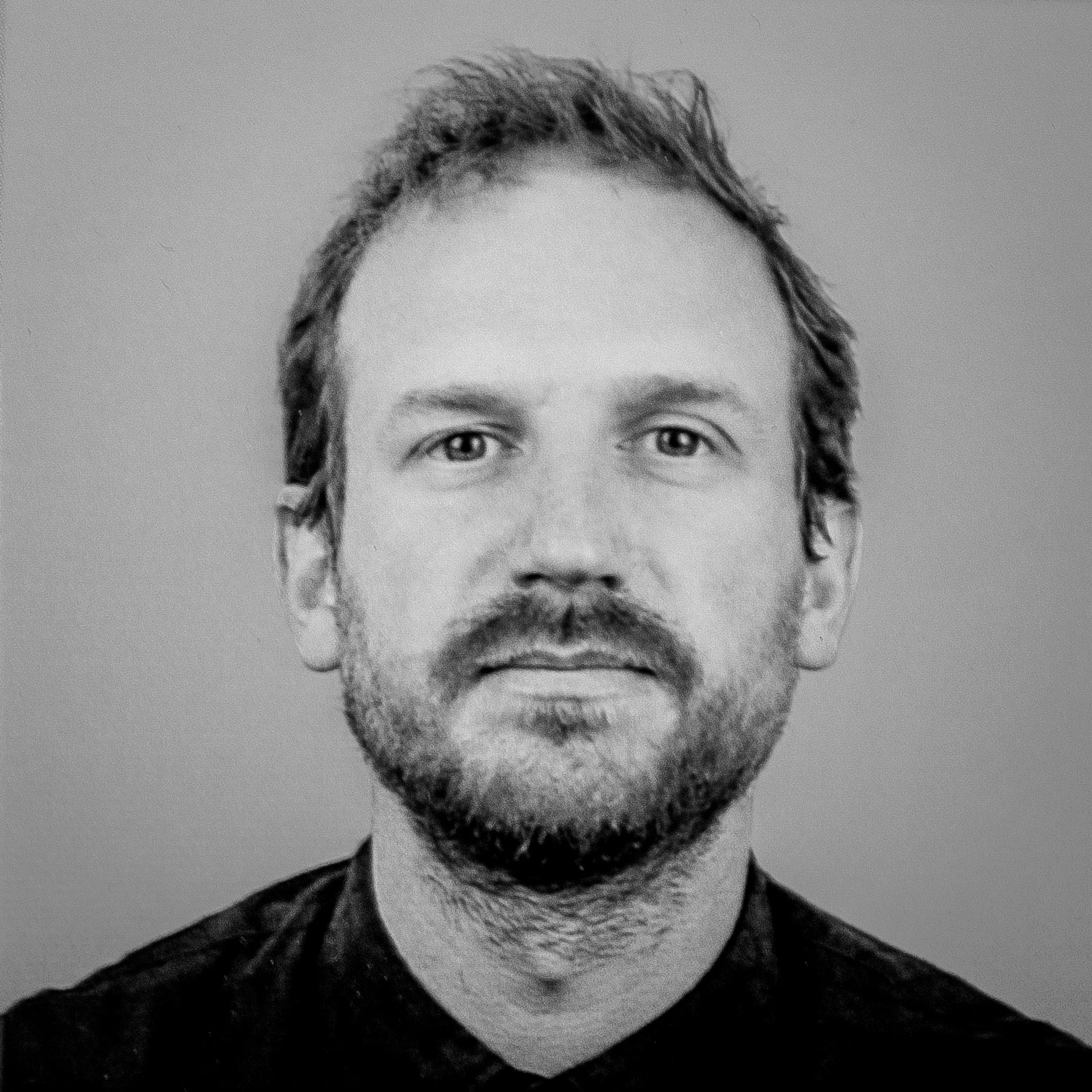 Portrait photograph of critically acclaimed Ronnie O'Sullivan documentary director, Sam Blair.