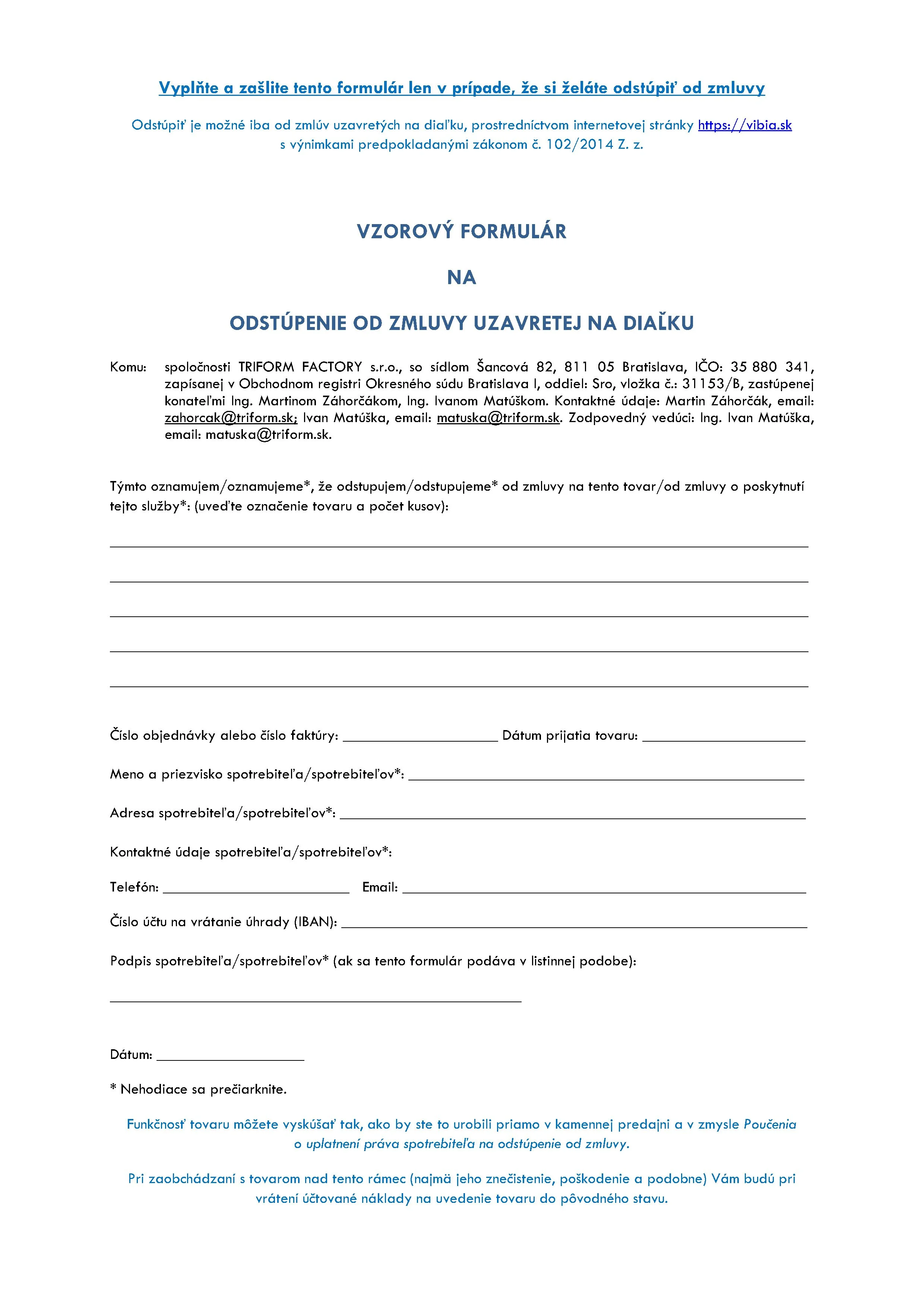 vzorovy_formular - triform - vibia