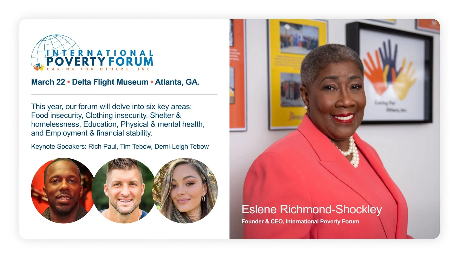 Caring For Others Hosts International Poverty Forum and Think Tank in Atlanta