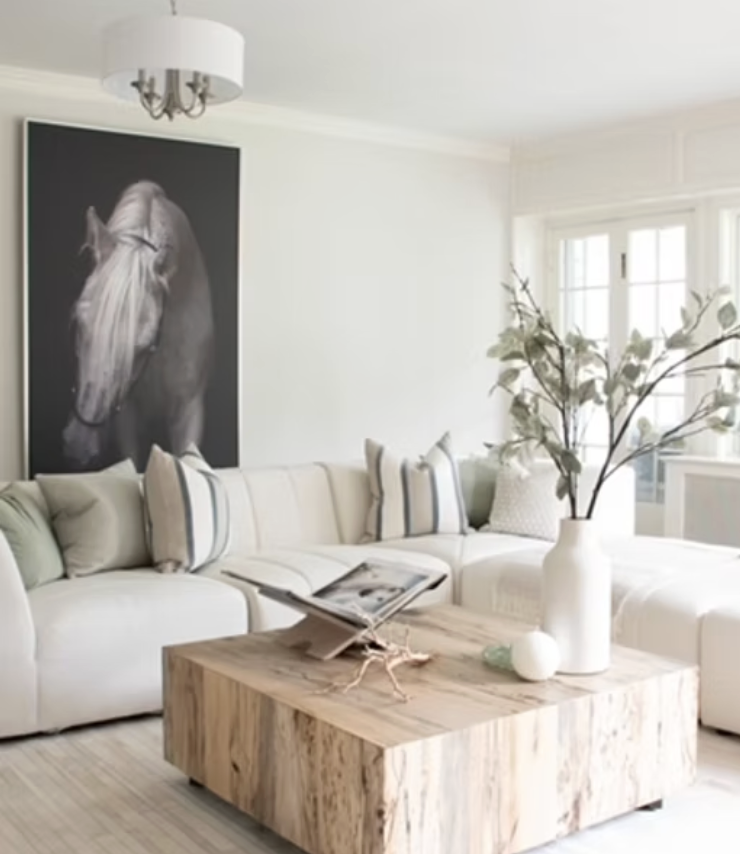 Luxury home staging project by Liz Pensiero Staging & Design in Fairfield County