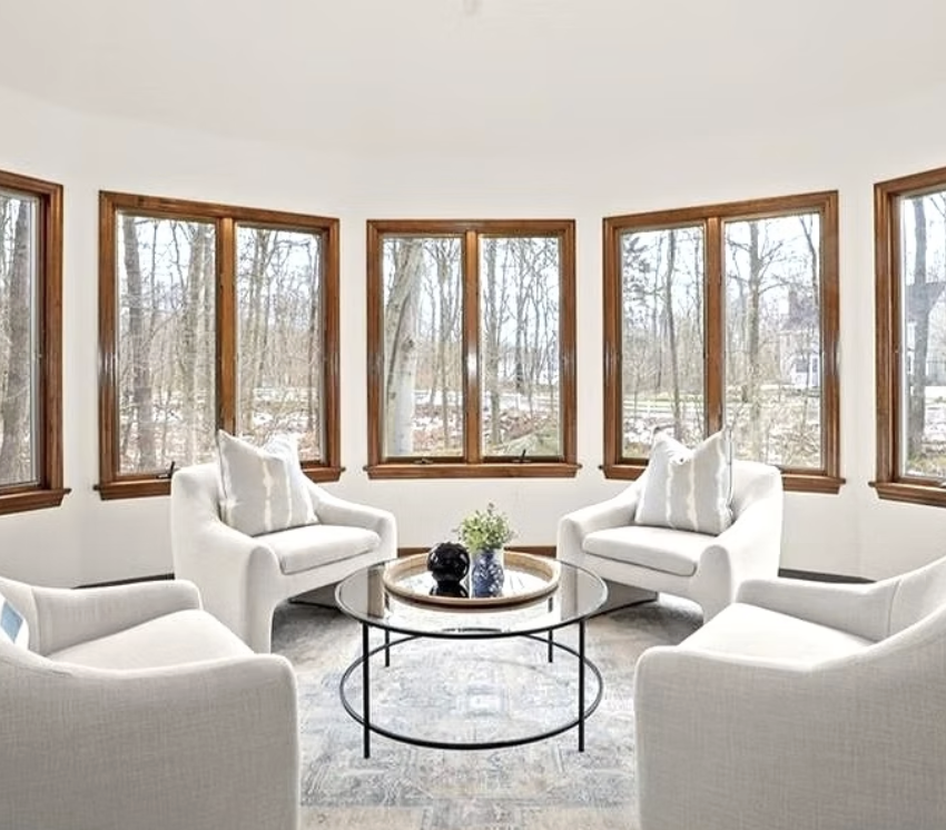 Luxury home staging project by Liz Pensiero Staging & Design in Fairfield County