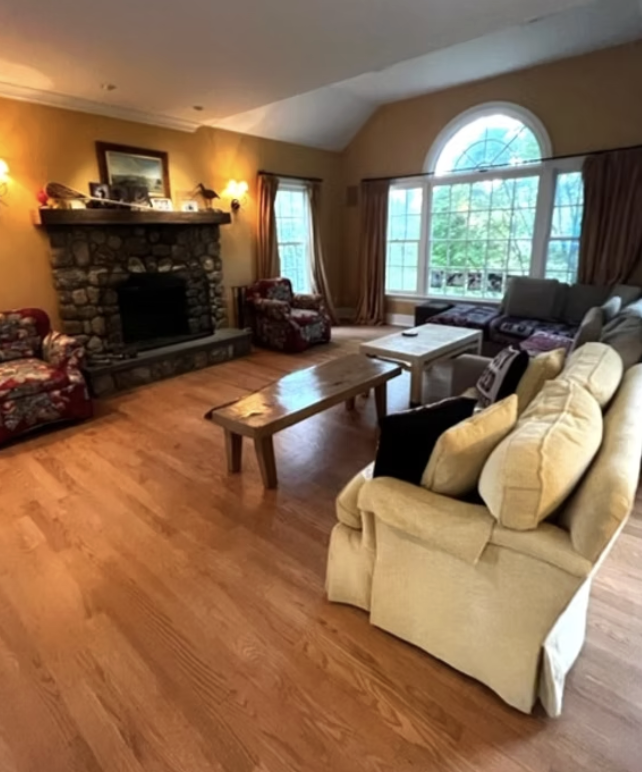 Luxury home staging project by Liz Pensiero Staging & Design in Fairfield County