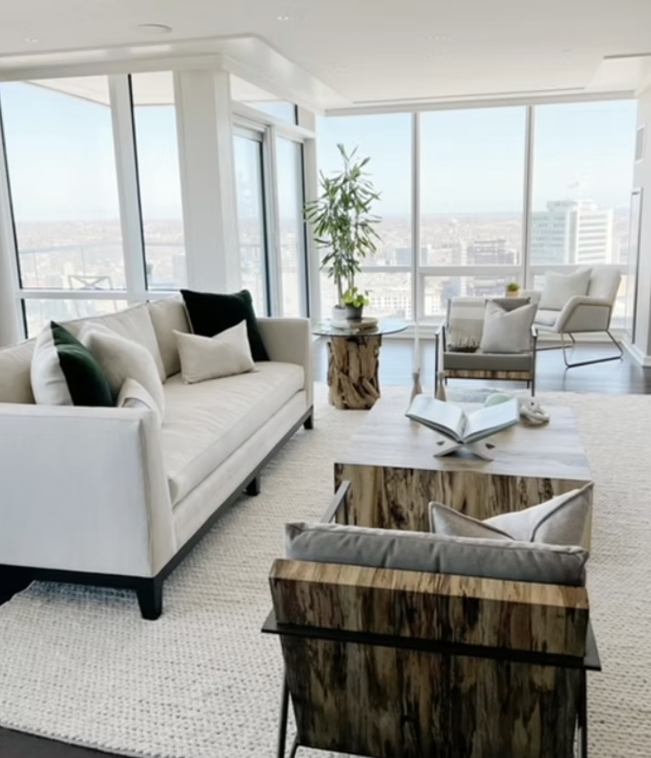 Luxury home staging project by Liz Pensiero Staging & Design in Fairfield County