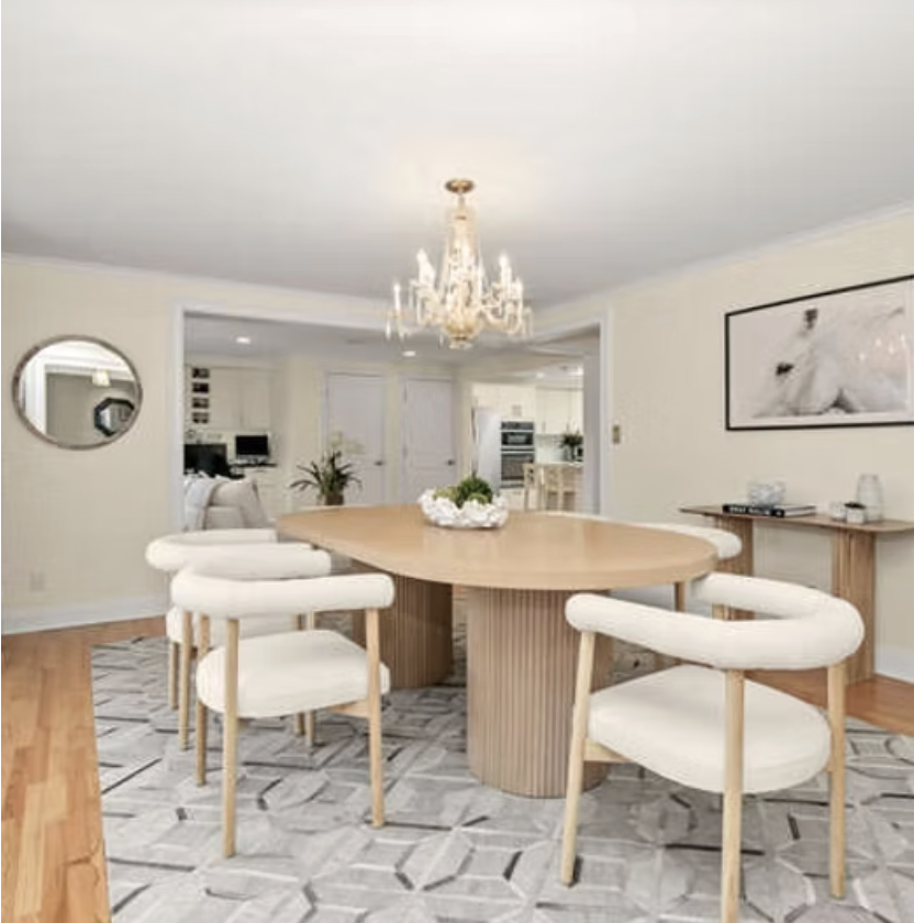 Luxury home staging project by Liz Pensiero Staging & Design in Fairfield County