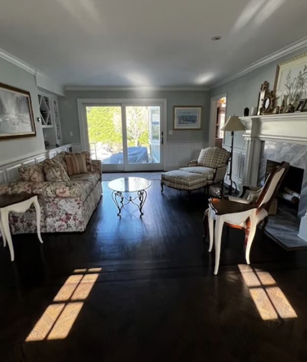 Luxury home staging project by Liz Pensiero Staging & Design in Fairfield County