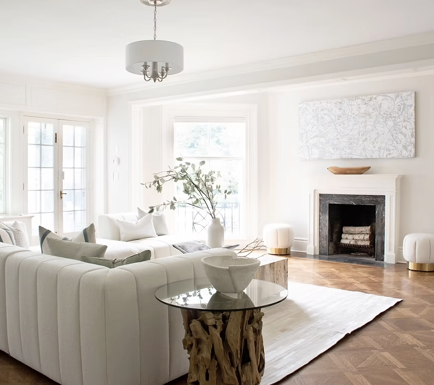 Luxury home staging project by Liz Pensiero Staging & Design in Fairfield County