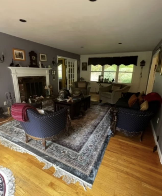 Luxury home staging project by Liz Pensiero Staging & Design in Fairfield County
