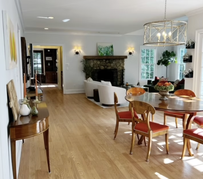 Luxury home staging project by Liz Pensiero Staging & Design in Fairfield County