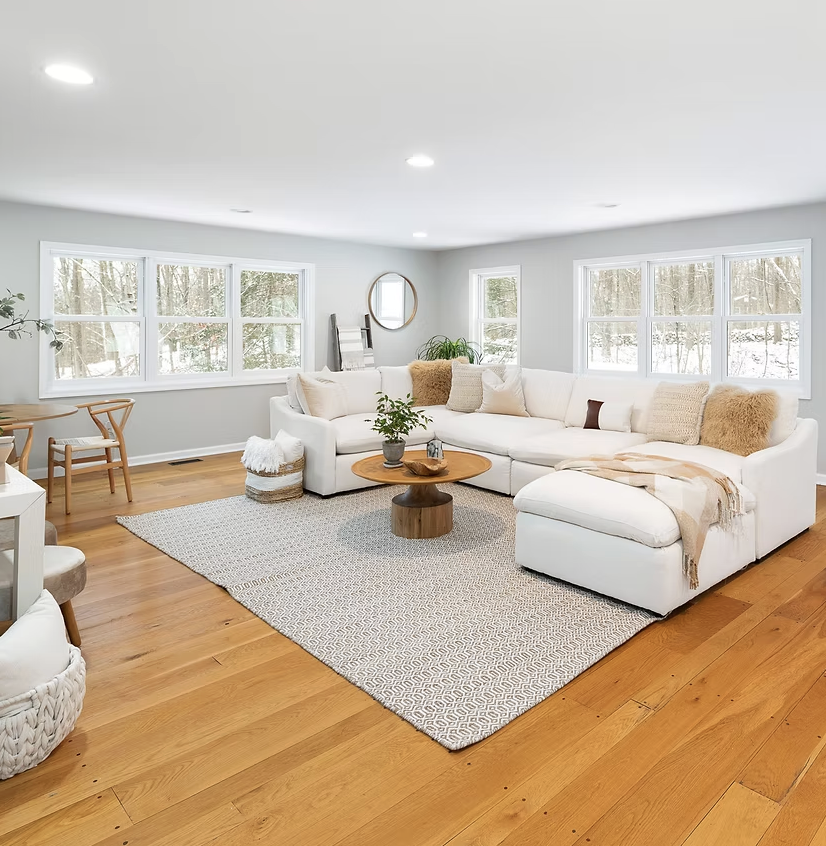 Luxury home staging project by Liz Pensiero Staging & Design in Fairfield County