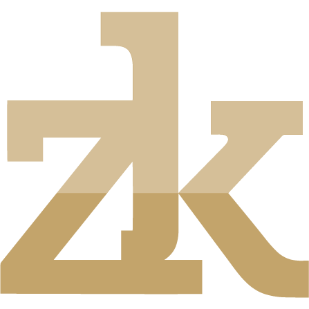 Stilisiertes Logo der Zahnärzte Kreilein in Gold.