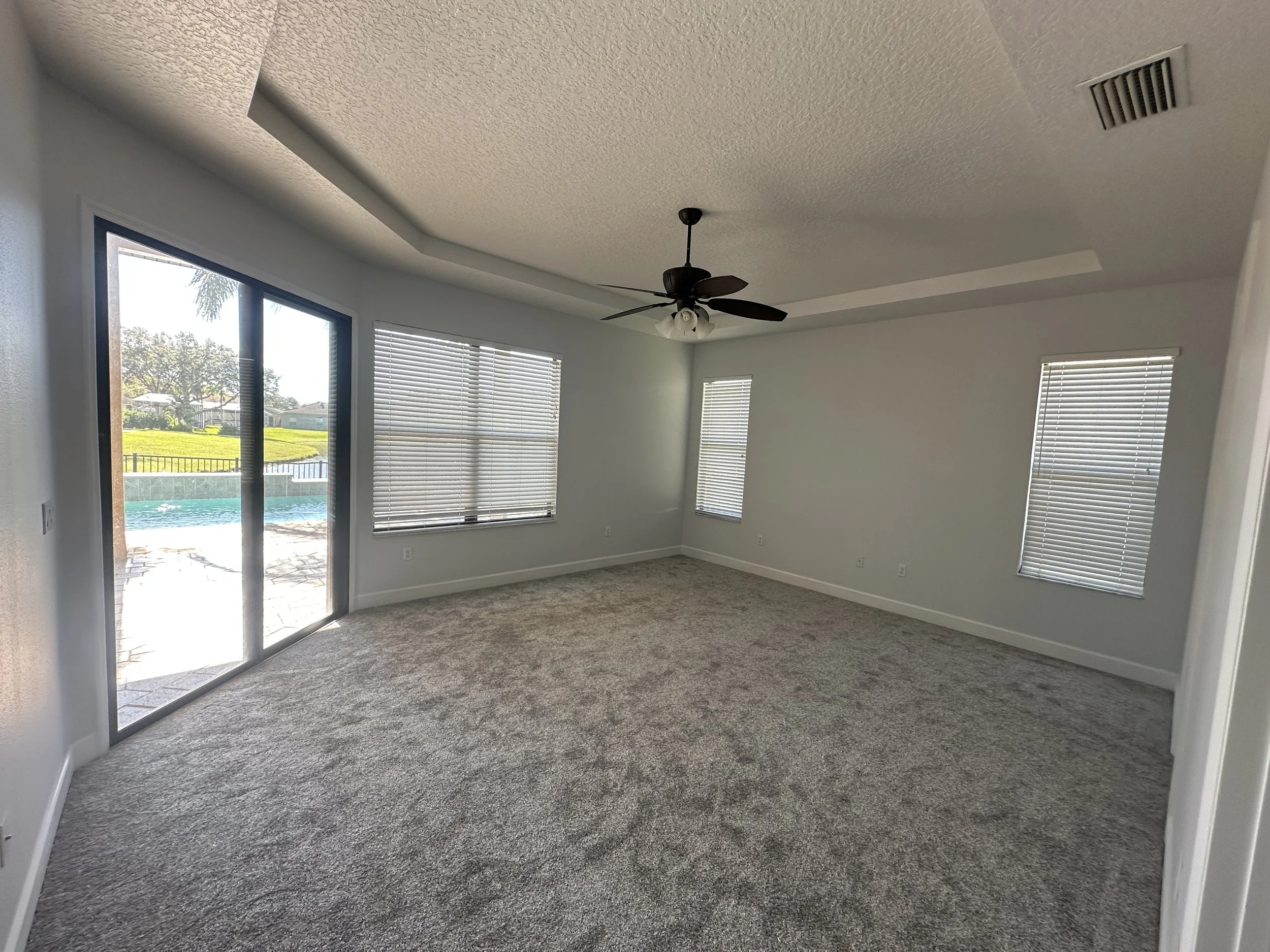 A full interior painting in Port Orange Florida an ares we service. Painted the walls. ceilings, Trim, doors.