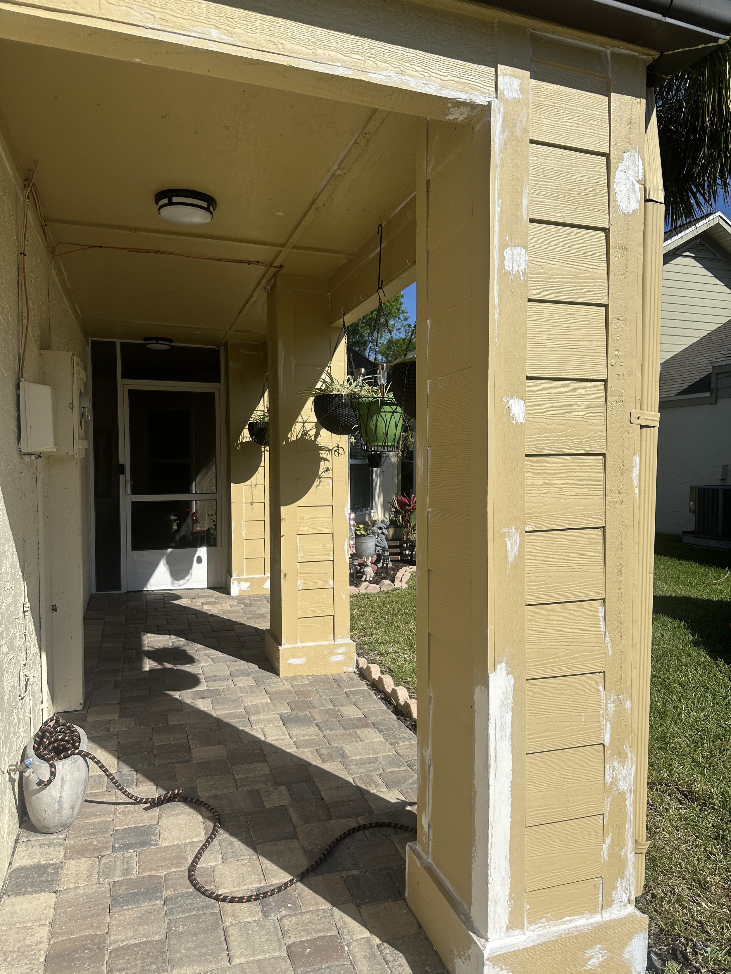 Exterior painting preparation in Daytona Beach Florida
