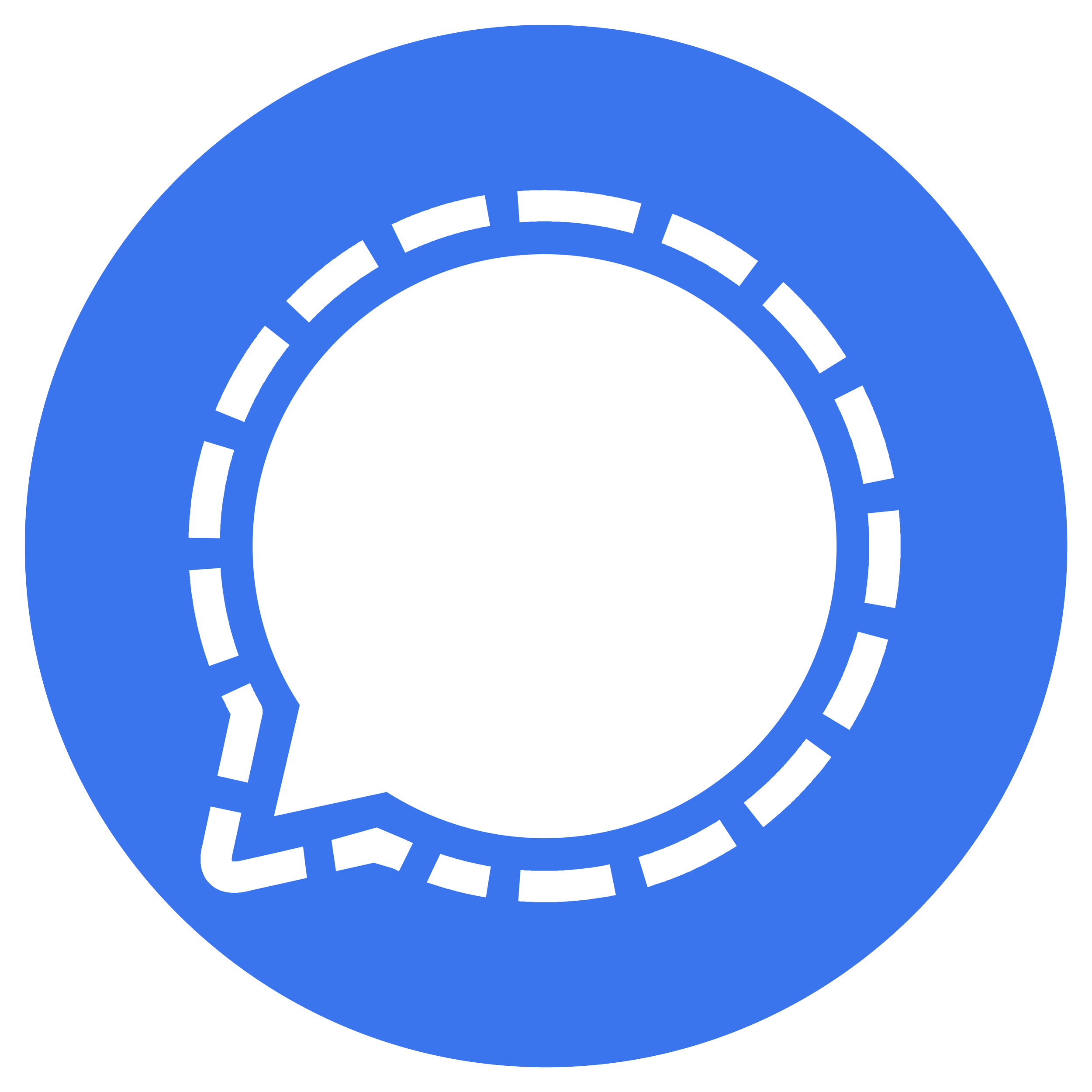 Signal and encrypted messaging app logo 