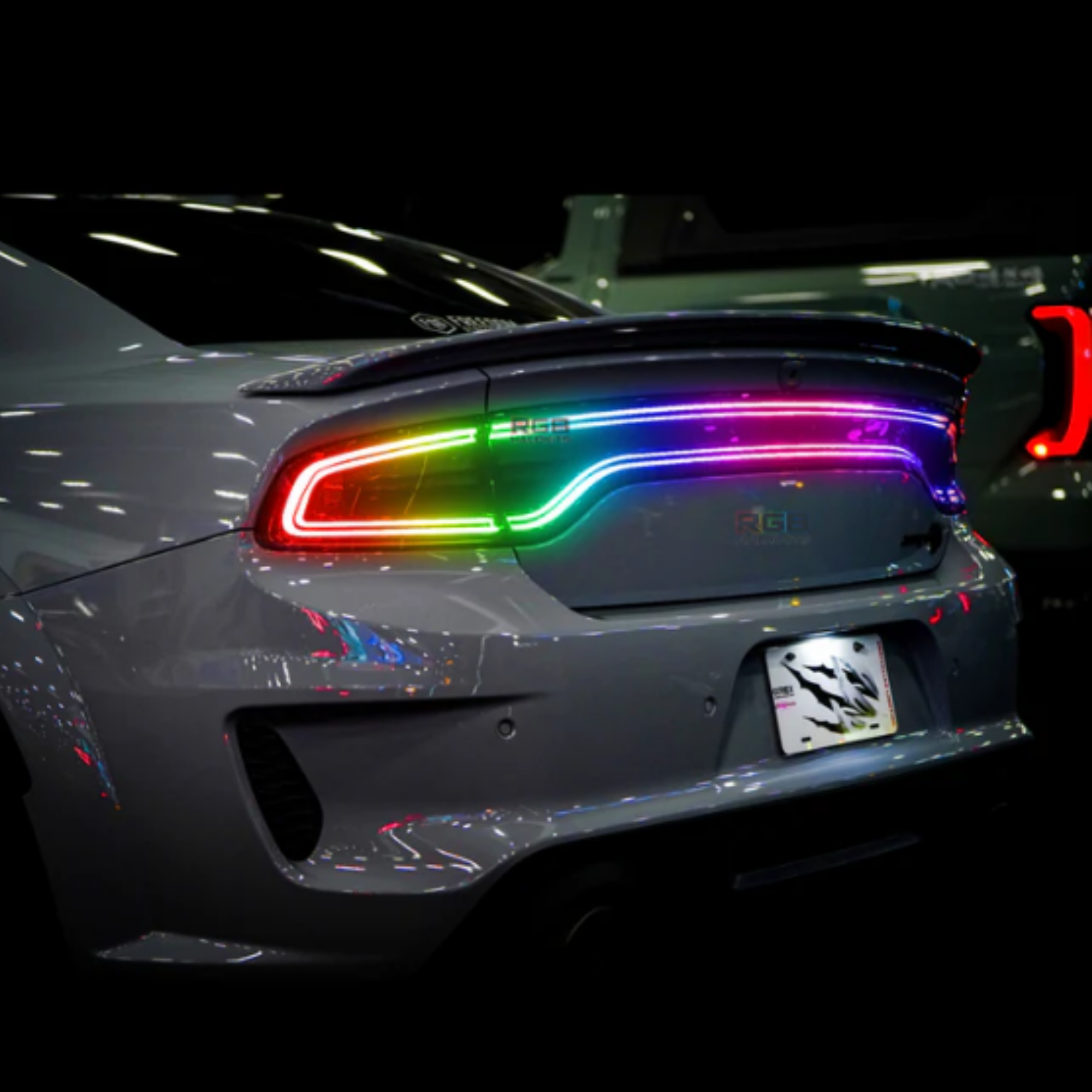Dodge Charger RGB Multicolor Flow Nova LED Tail Lights 2015-2023