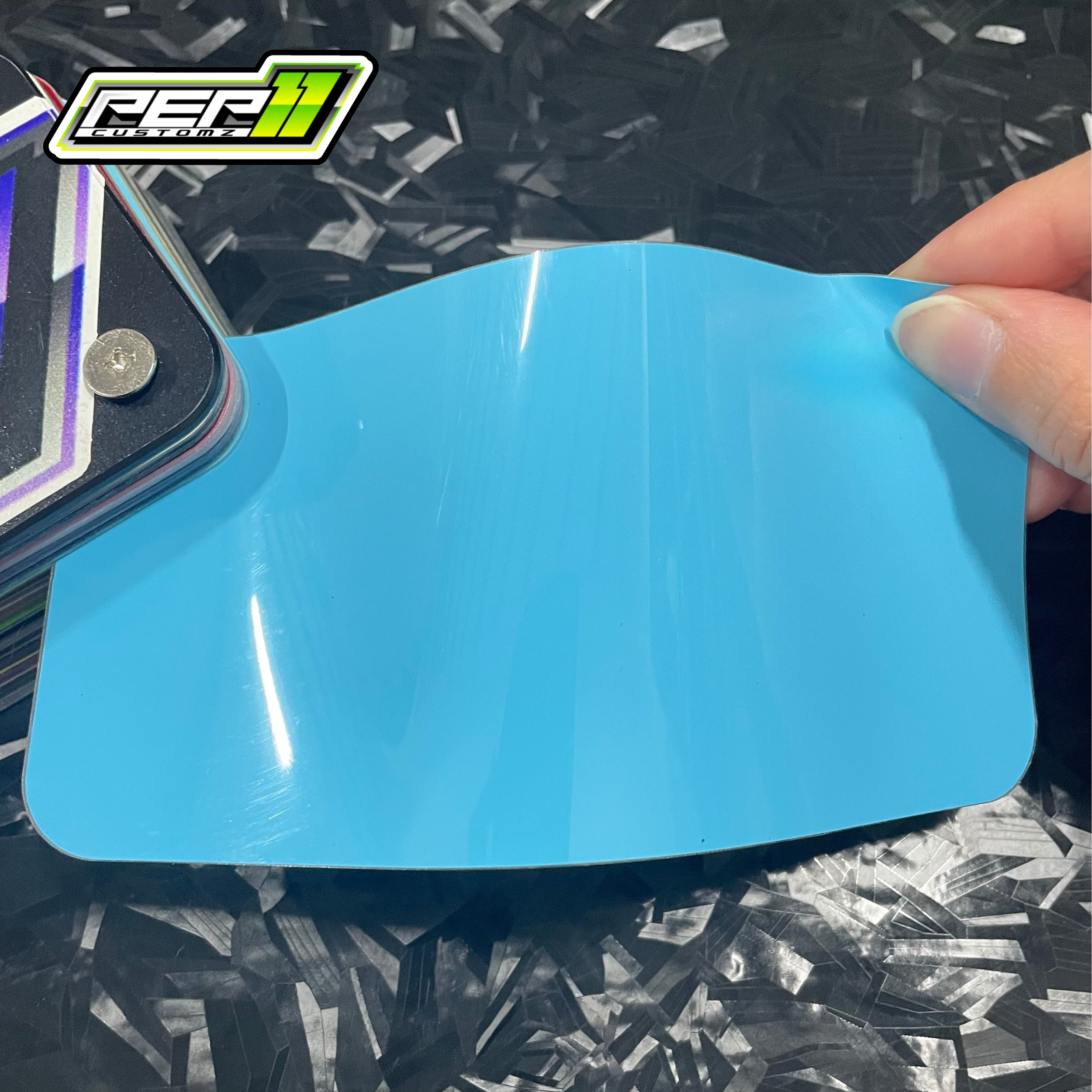 Super Gloss Sky Blue - Pep11customz Vinyl Wrap Material (Price does NOT include installation.)
