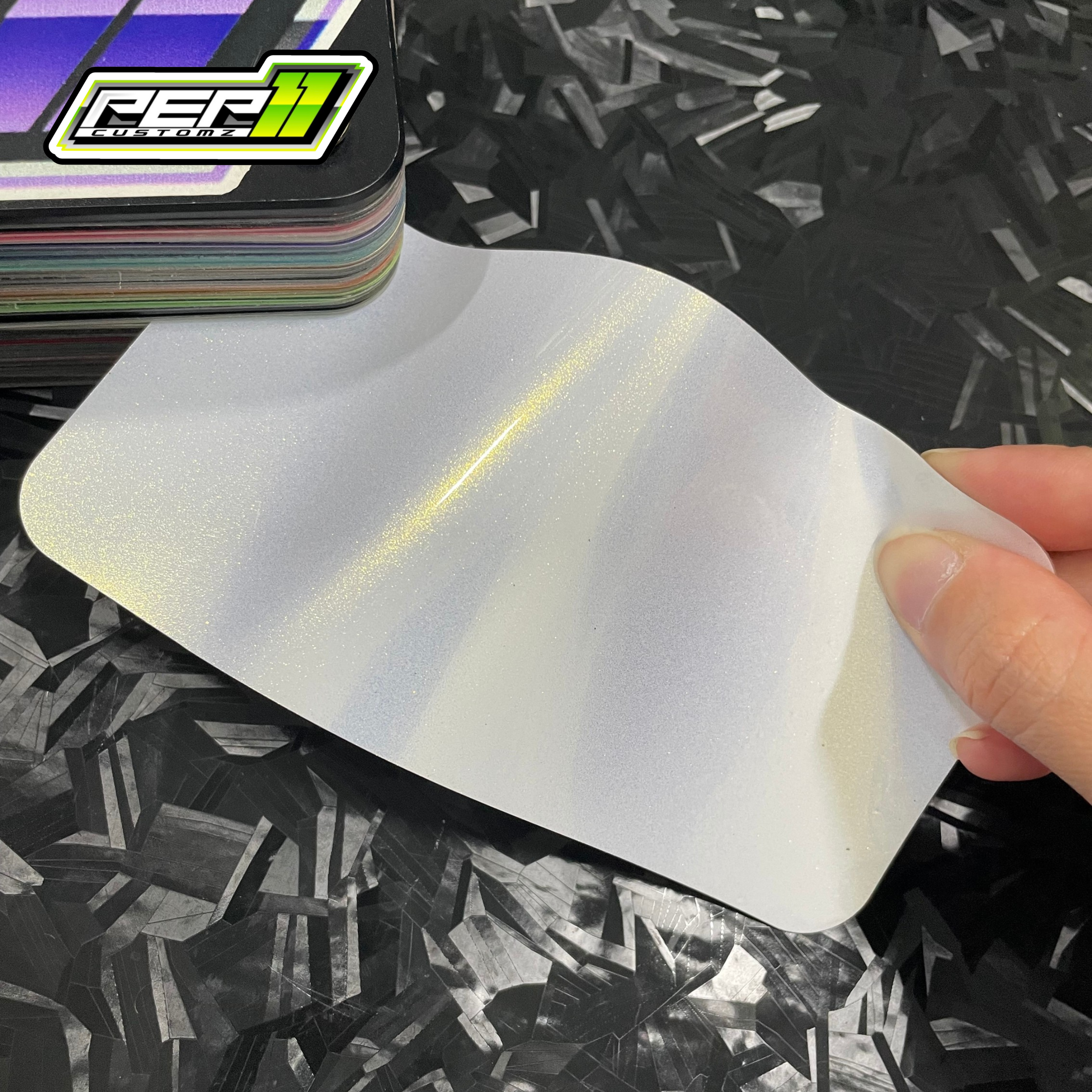 Super Gloss Pearl White Gold - Pep11customz Vinyl Wrap Material (Price does NOT include installation.)